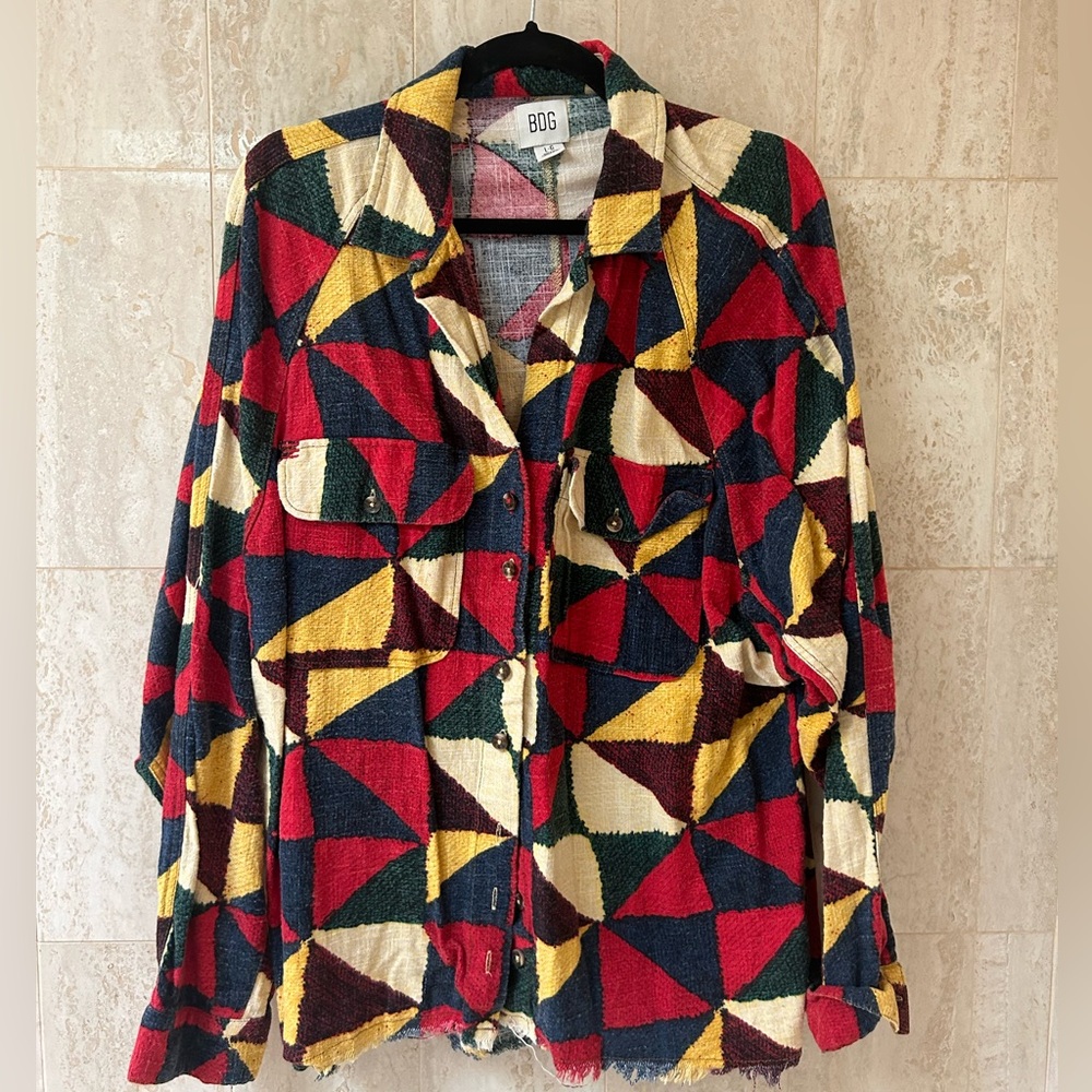 Urban Outfitters BDG Button-Front (Large) - Multicolour